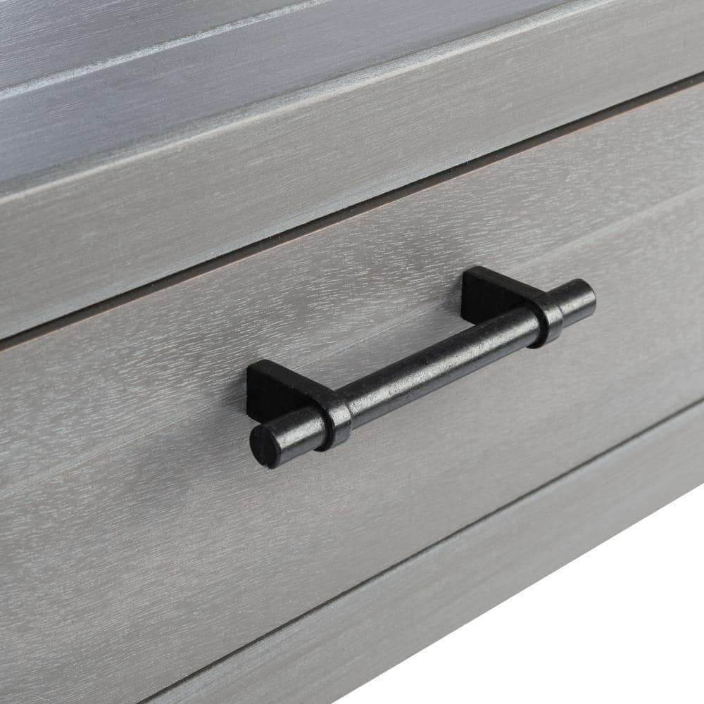 Filbert 2 Drawer Console Table - White Washed Grey - Safavieh