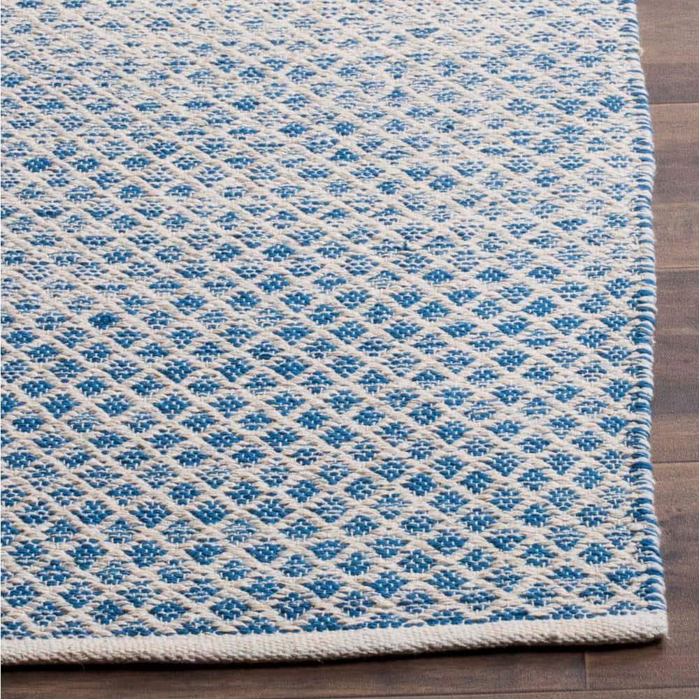 Montauk MTK601 Hand Woven Indoor Area Rug - Blue/Ivory - 4'x6' - Safavieh.