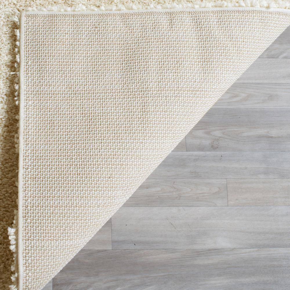 Santa Monica Shag SGN725 Power Loomed Indoor Area Rug - Ivory - 9'x12' - Safavieh