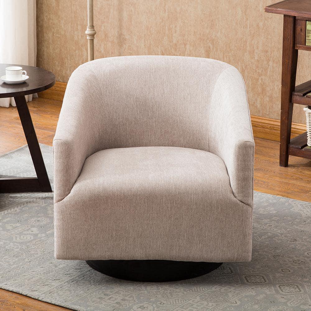 Donovan Upholstered Swivel Barrel Chair