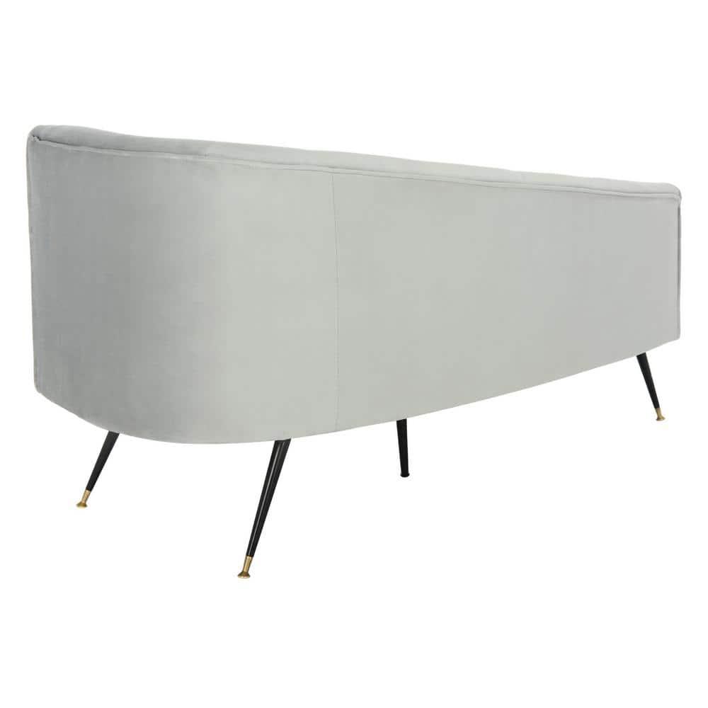 Evangeline Parisian Settee - Grey/Black - Safavieh.