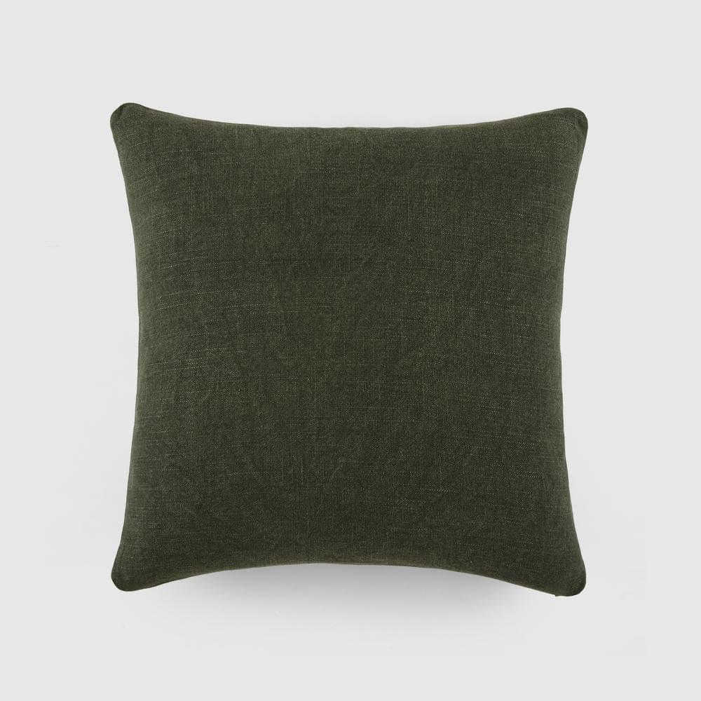 Solid Cotton Throw Pillow