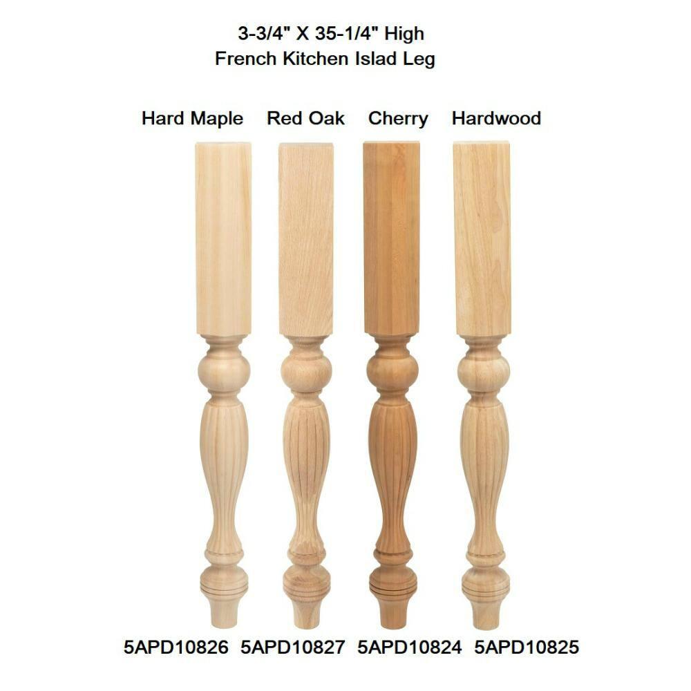 Architectural Products by Outwater L.L.C. Oak French Island Legs