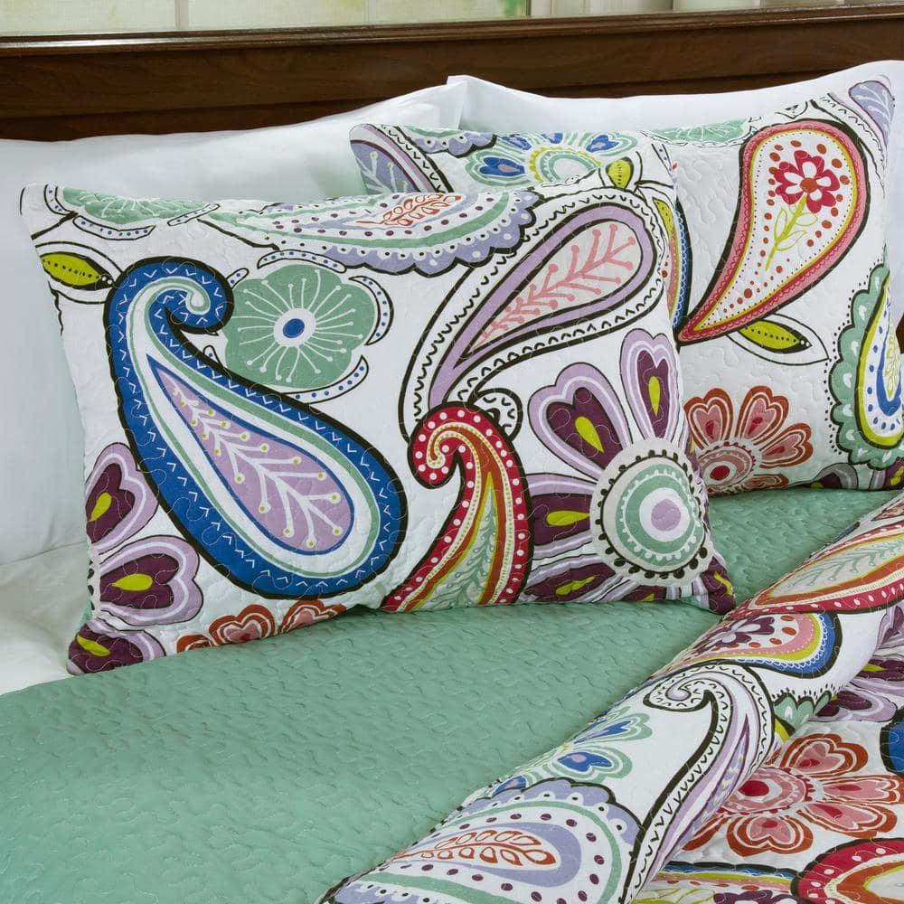 Lavish Home Quilt Set - Classic Quilt with Pillow Sham - Machine Washable Lightweight Bedding