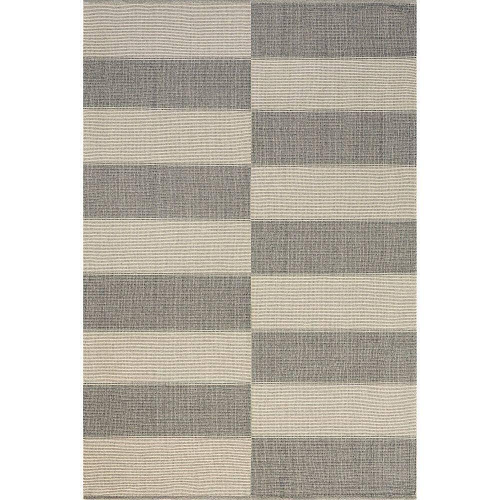 Ebern Designs Hertford Checked Cotton Area Rug