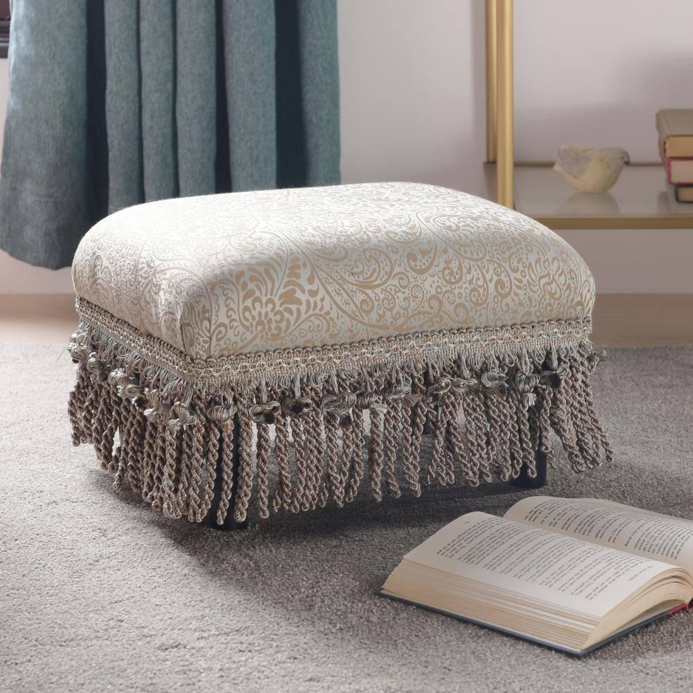 Jennifer Taylor Home Fiona Accent Footstool Ottoman