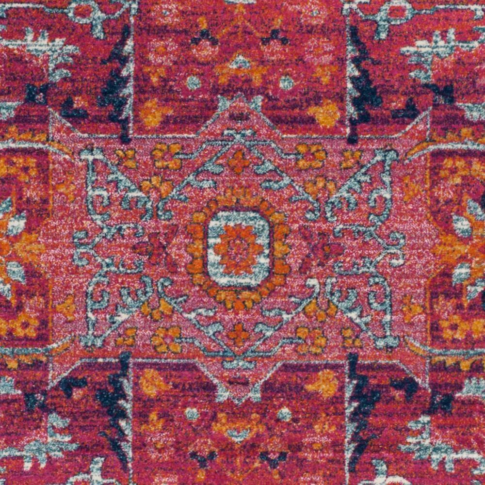 Evoke EVK275 Power Loomed Indoor Area Rug - Fuchsia/Orange - 8'x10' - Safavieh