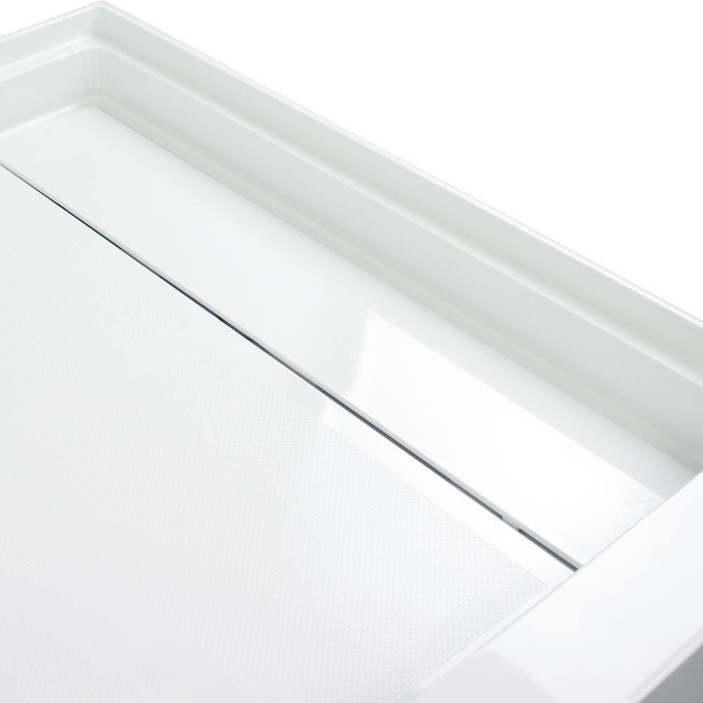 Linear 32 in. x 60 in. Single Threshold Shower Base in White