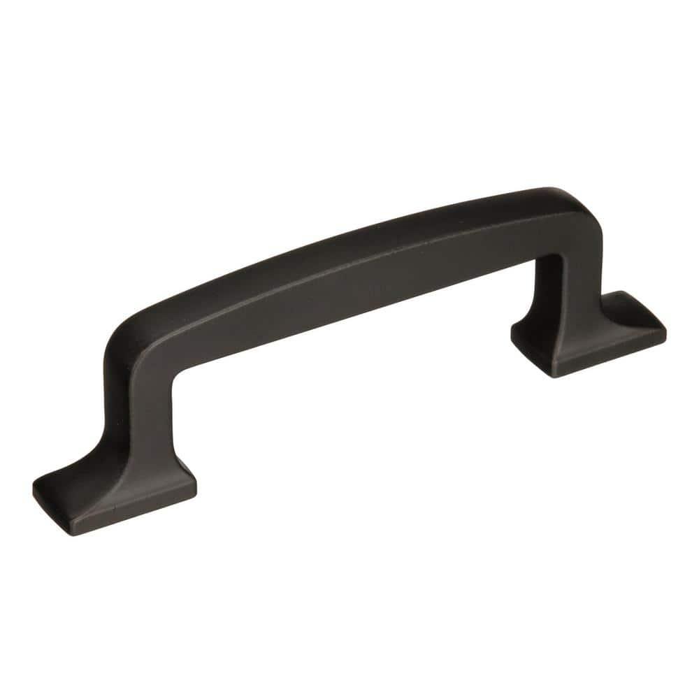 Amerock Westerly 3 inch (76mm) Center-to-Center Black Bronze Cabinet Pull