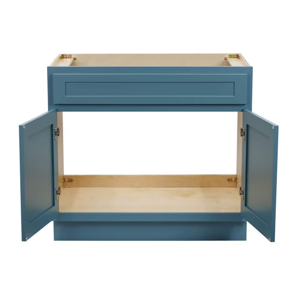 Vanity Art 36" W Plywood Freestanding Single Base Storage Cabinet with Soft Close Door