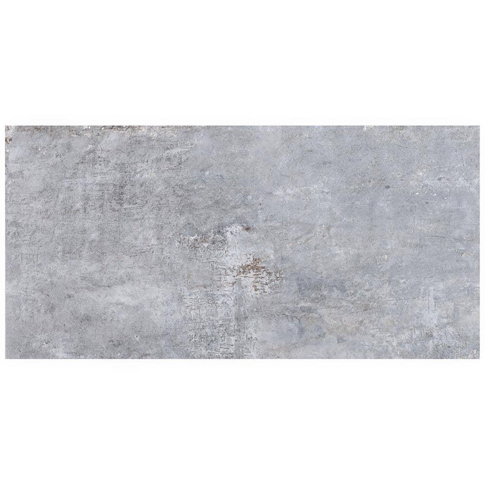 Mantis 11.81 in. x 23.62 in. Matte Porcelain Concrete Look Floor and Wall Tile (13.55 Sq. Ft./Case)