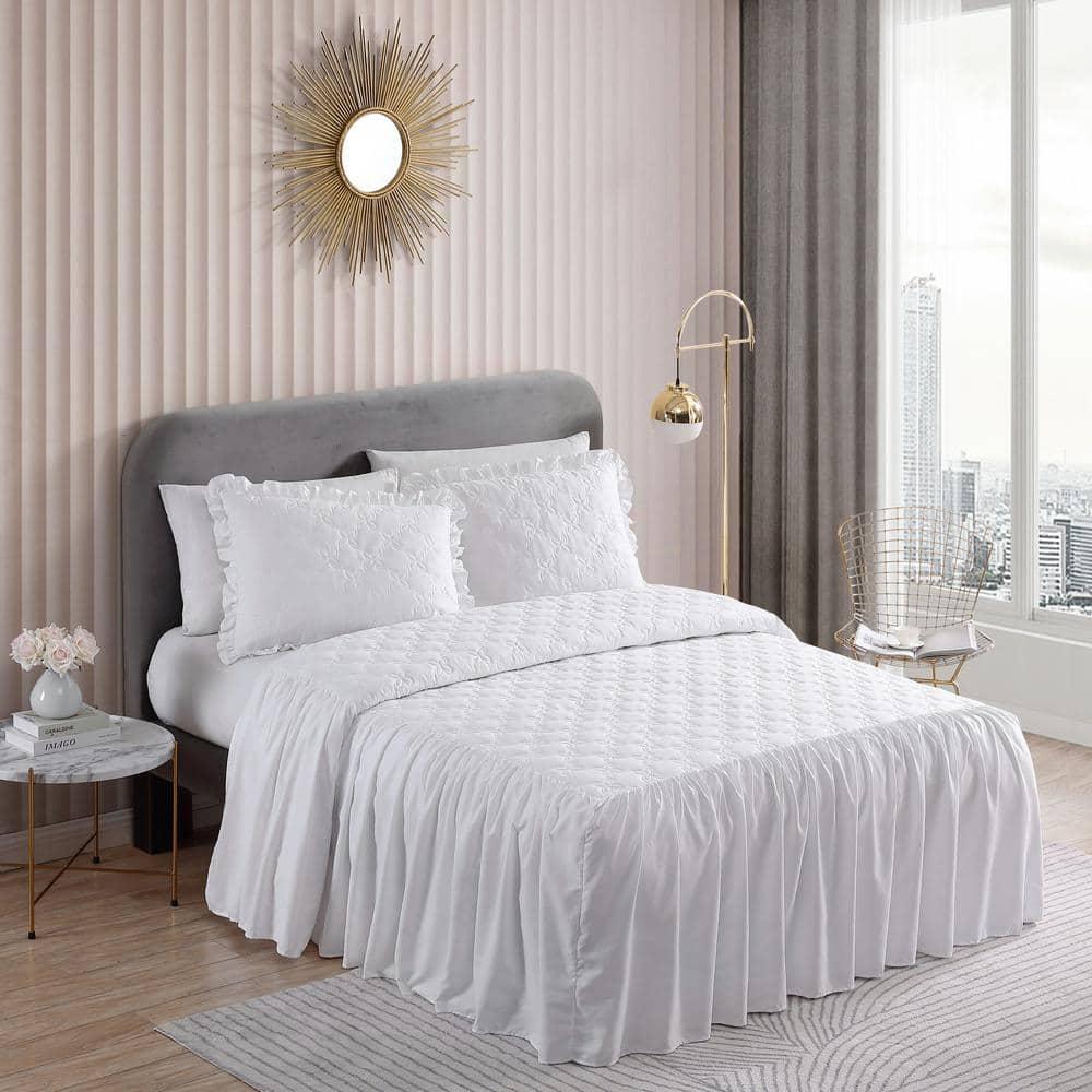 Laura Ashley Branch Toile Cotton Blue Duvet Cover Bonus Set