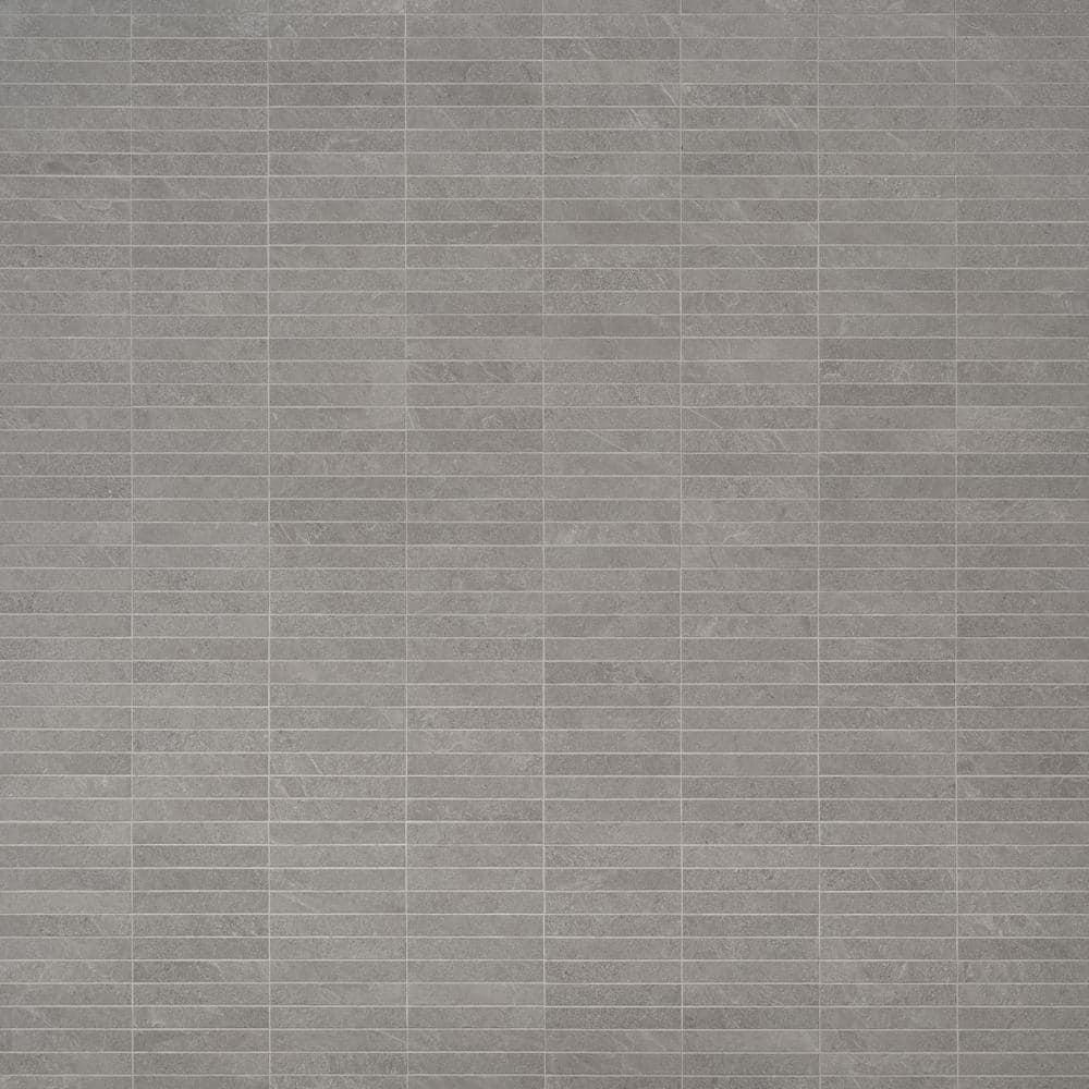 Monolith 11.81 In. X 11.81 In. Stacked Matte Porcelain Mosaic Floor And Wall Tile (0.96 Sq. Ft. / Each)