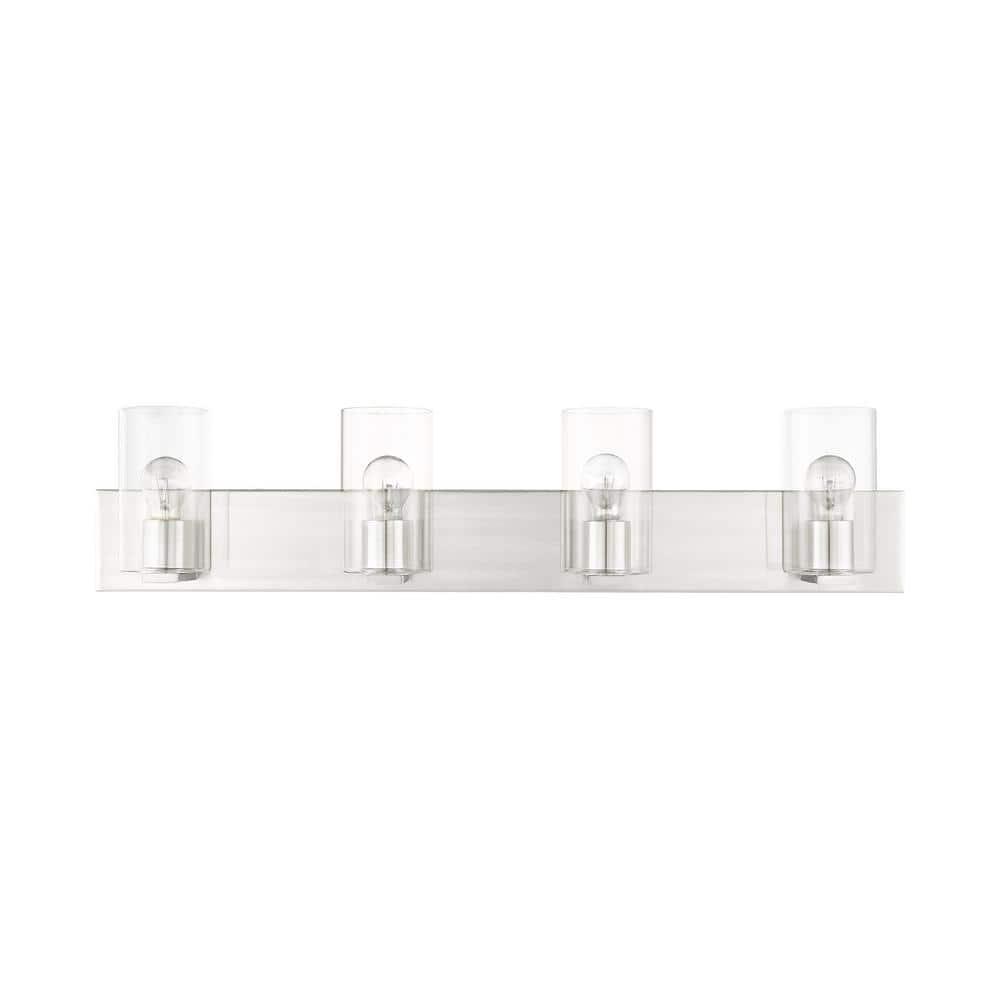 Livex Lighting Zurich 4 - Light Vanity in  Brushed Nickel