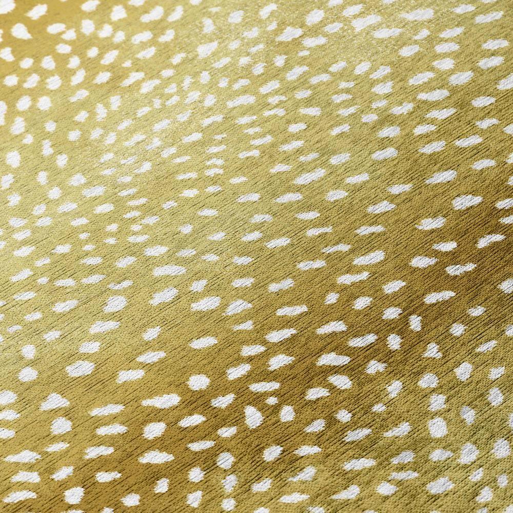 Addison Rugs Indoor/ Outdoor Addison Safari Gazelle Animal Print Washable Area Rug 1'8" x 2'6" - Gilded