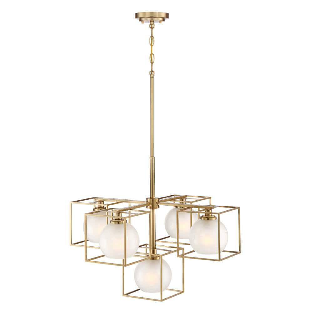 94585-BG-Designers Fountain-Cowen - 5 Light Chandelier     -Traditional Installation