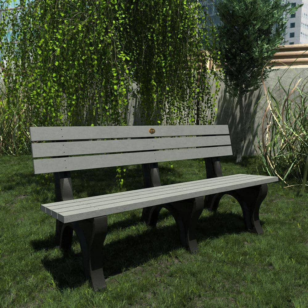 highwood  PROFESSIONAL Aurora Traditional 6 ft Commercial Park Bench Coastal Teak