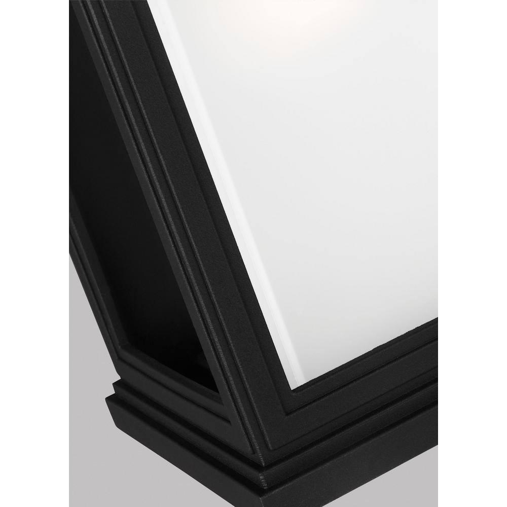 Generation Lighting Roscoe 13 1/2" High Black Outdoor Wall Light