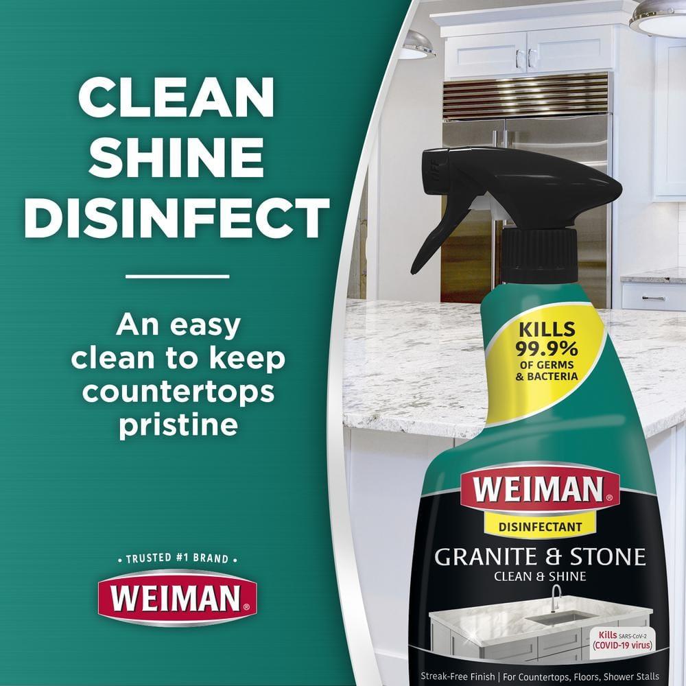 Weiman Granite & Stone Daily Clean & Shine with Disinfectant - 24oz