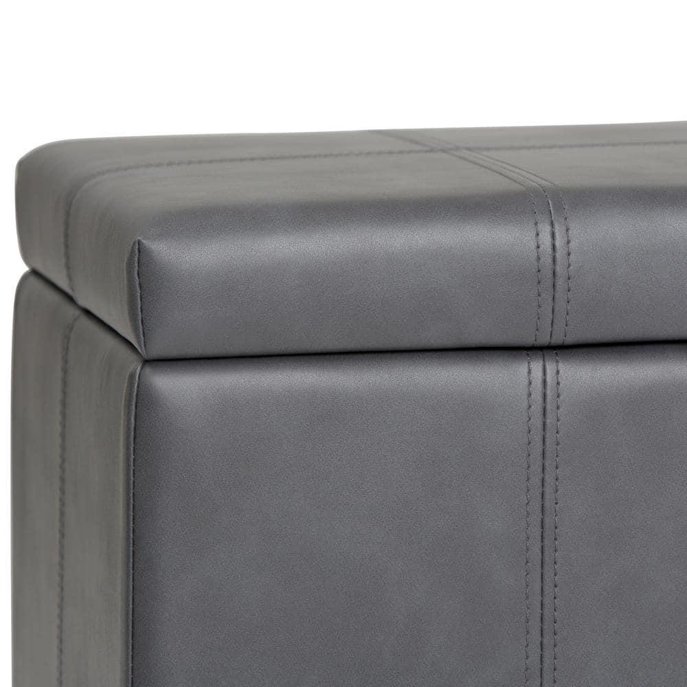 Simpli Home Dover Storage Ottoman Bench,Assembled