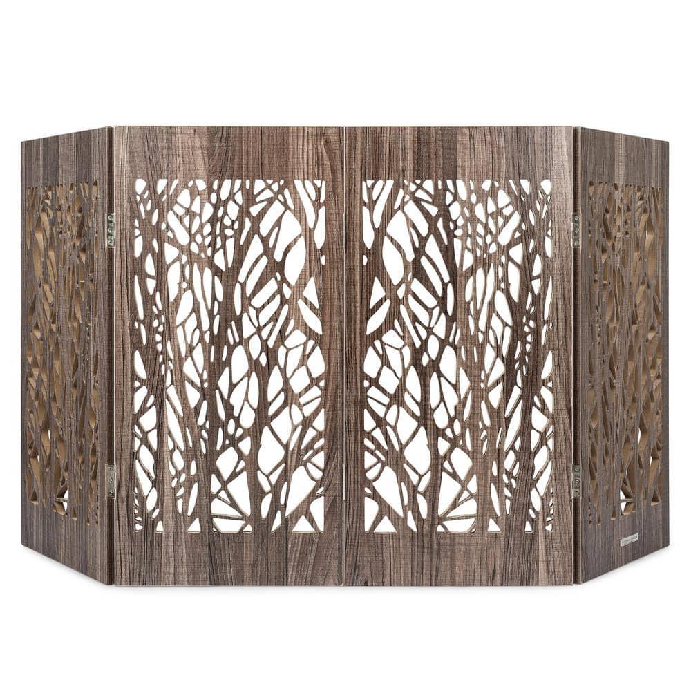 Delgado Wood Free Standing Pet Gate