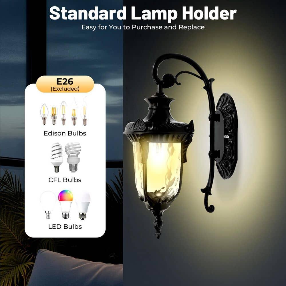 Fleur De Lis Living Stockard 1-Light Waterproof Outdoor Wall Light