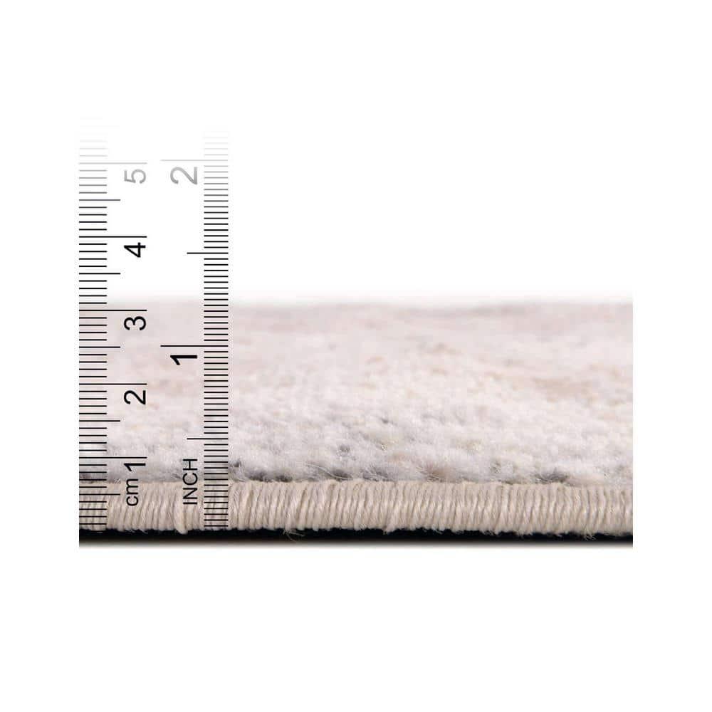 Unique Loom Portland Collection Area Rug - Canby (5' 3" x 8' Rectangle Ivory/Beige)