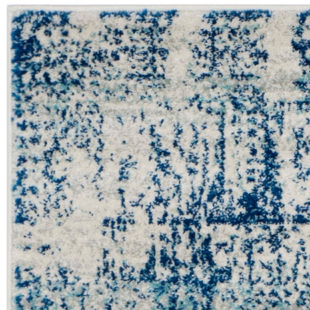 Evoke EVK260 Power Loomed Accent Rug - Ivory/Blue - 2'2"x5' - Safavieh.