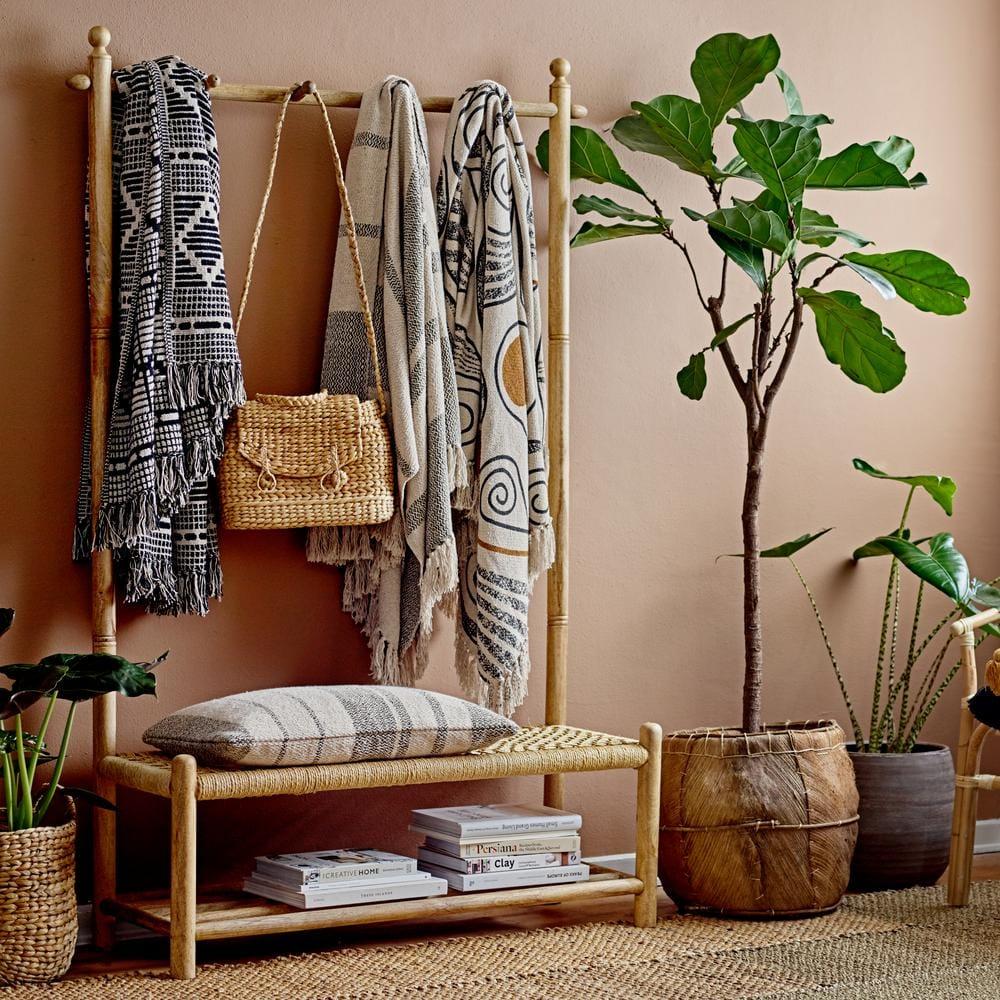 Bloomingville Hand Woven Throw Blanket