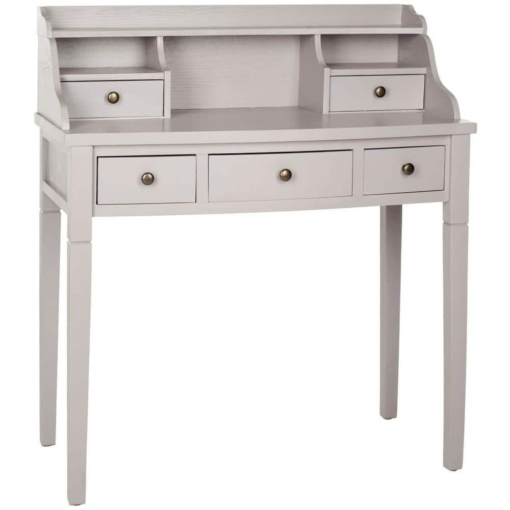Landon Writing Desk - Quartz Grey - Safavieh