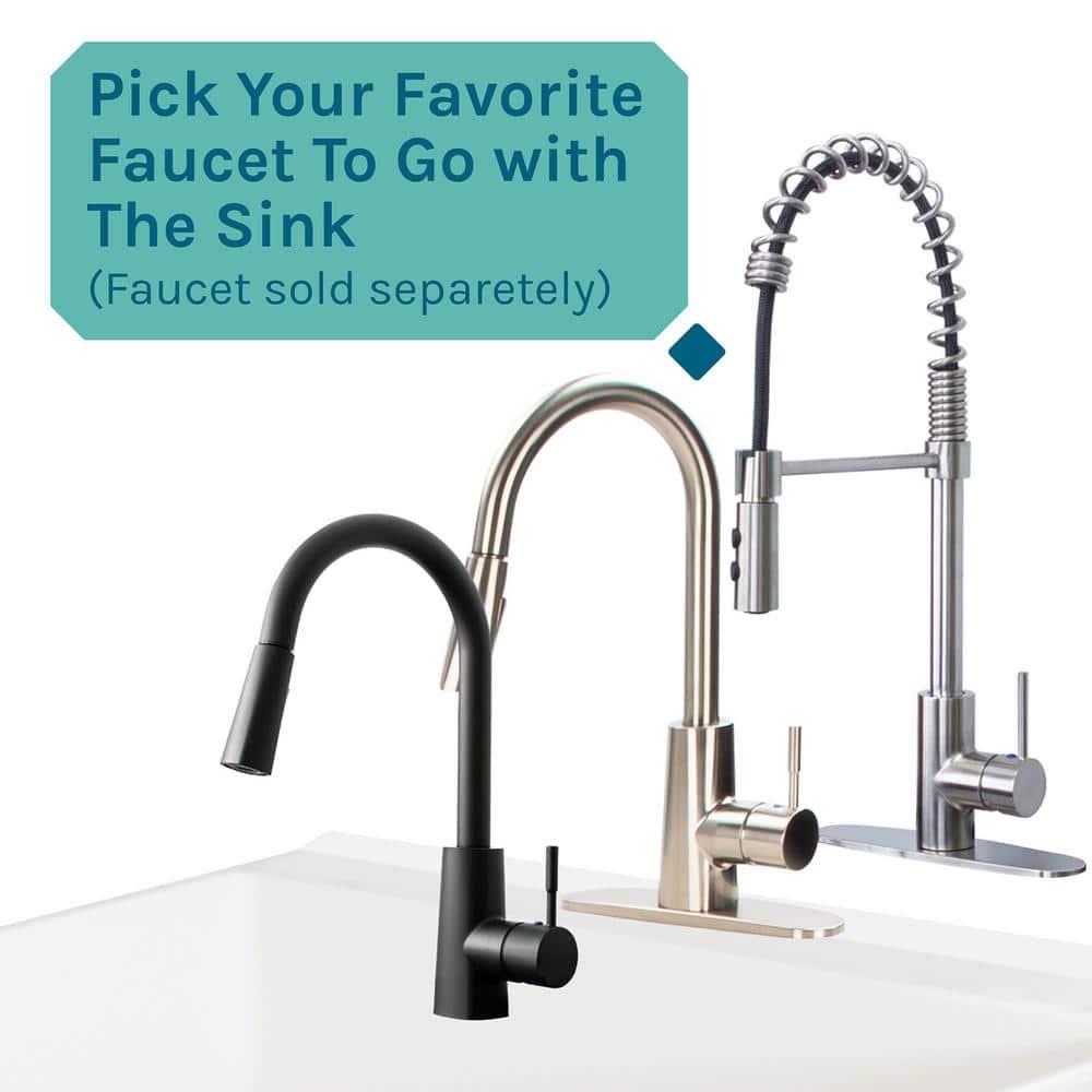 23.5'' L x 23.5'' W Free Standing Laundry Sink