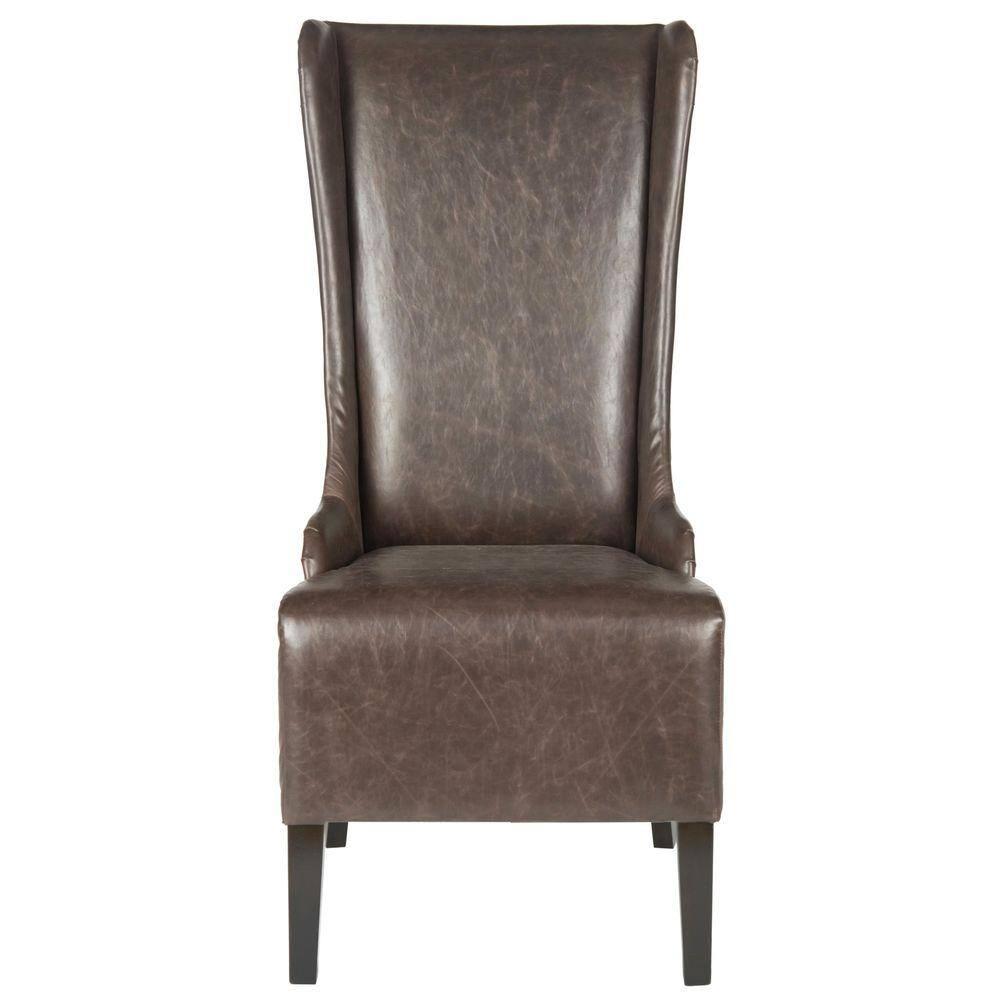 Bacall 20" H Dining Chair - MCR4501 - Antique Brown - Safavieh Couture