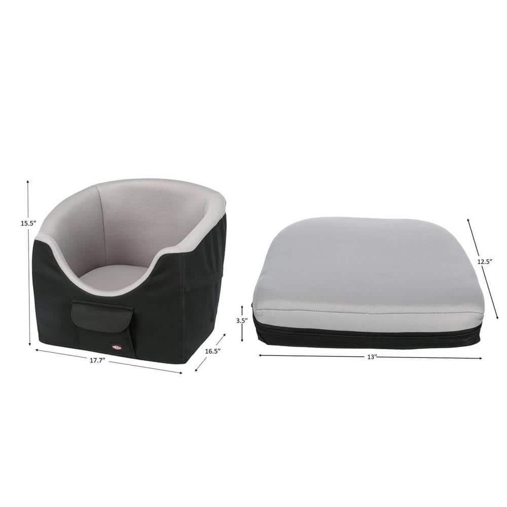 TRIXIE TRIXIE Max Dog Car Seat for Small Dogs, Dog Booster Seat, Travel Pet Bed