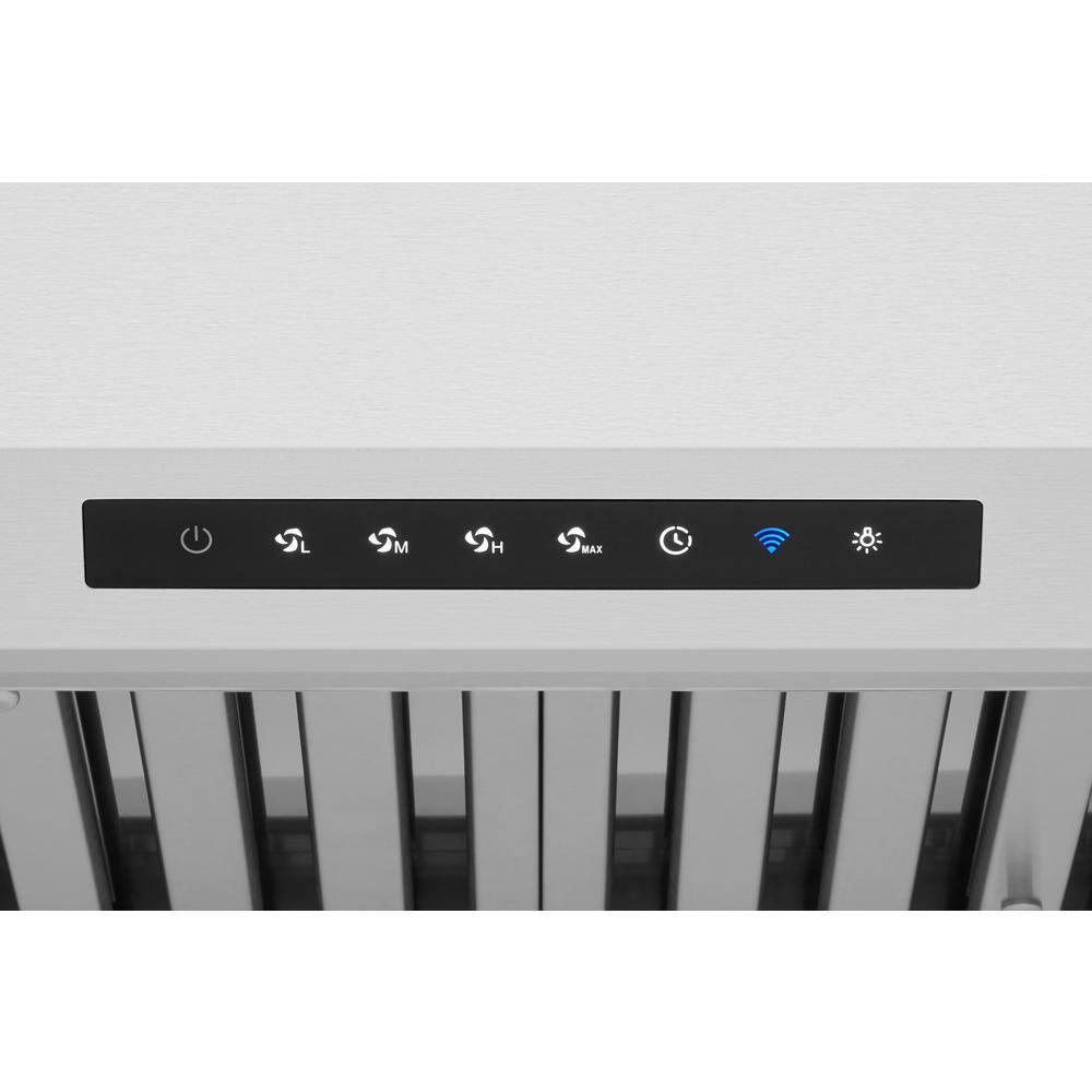 30" 540 CFM Versatile Under Cabinet or Wall Mounted Range Hood in Stainless Steel with Smart Feature