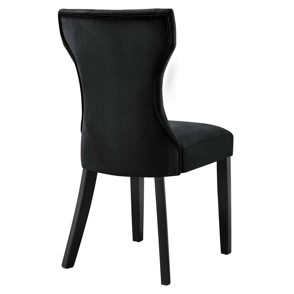 Modway Silhouette Performance Velvet Dining Chairs by Modway (Set of 2)
