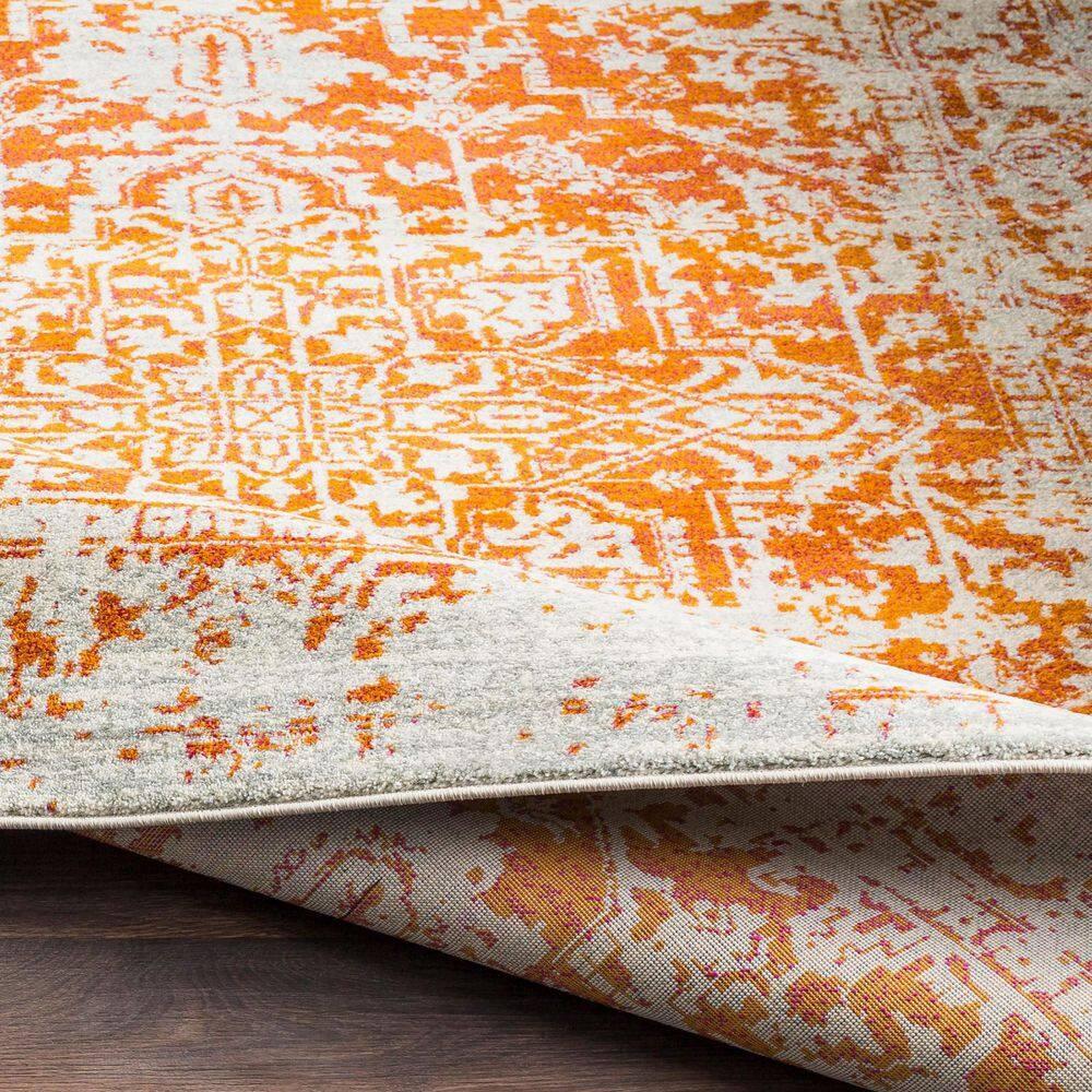 Madison MAD603 Power Loomed Indoor Area Rug - Orange/Ivory - 5'3"x7'6" - Safavieh