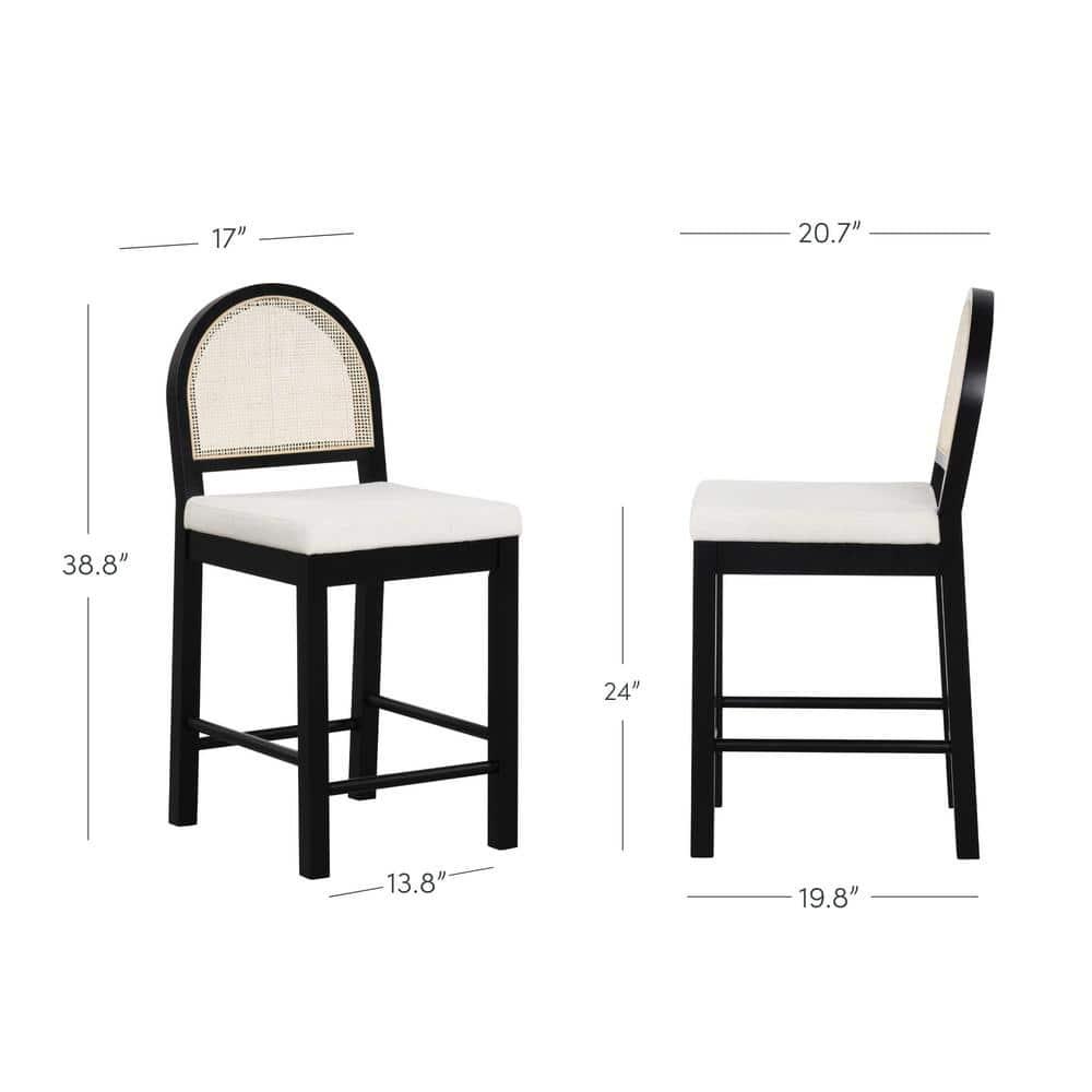 Nathan James Boucle Counter Stool