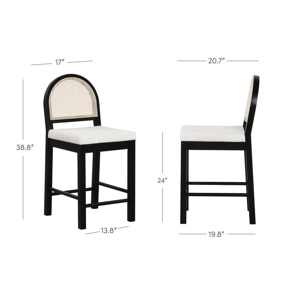 Nathan James Boucle Counter Stool