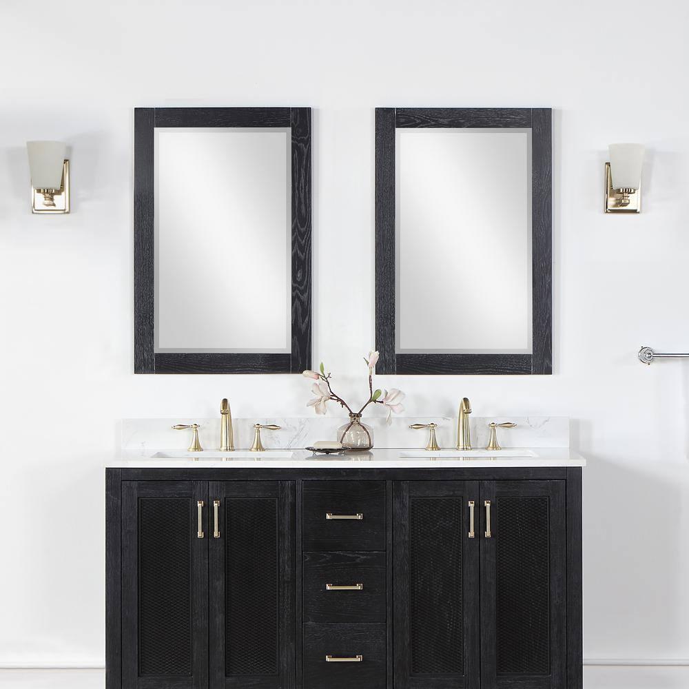 Ivy Wood Flat Wall Mirror