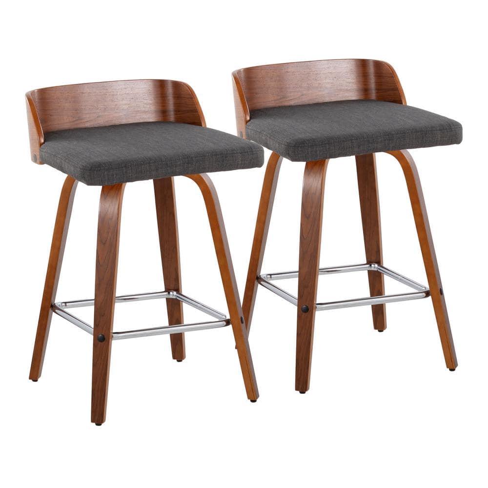 Swivel Upholstered Counter Stool