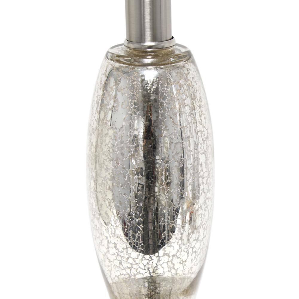 Elegant Designs Modern Contemporary Curved Glass Table Lamp - Mercury