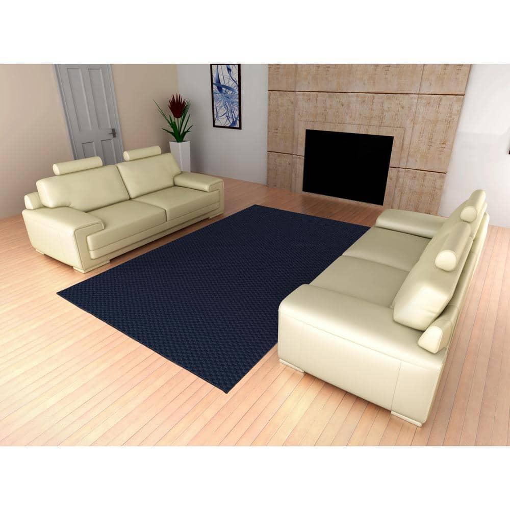 Garland Rug Medallion Navy Indoor Area Rug, 9' x 12'