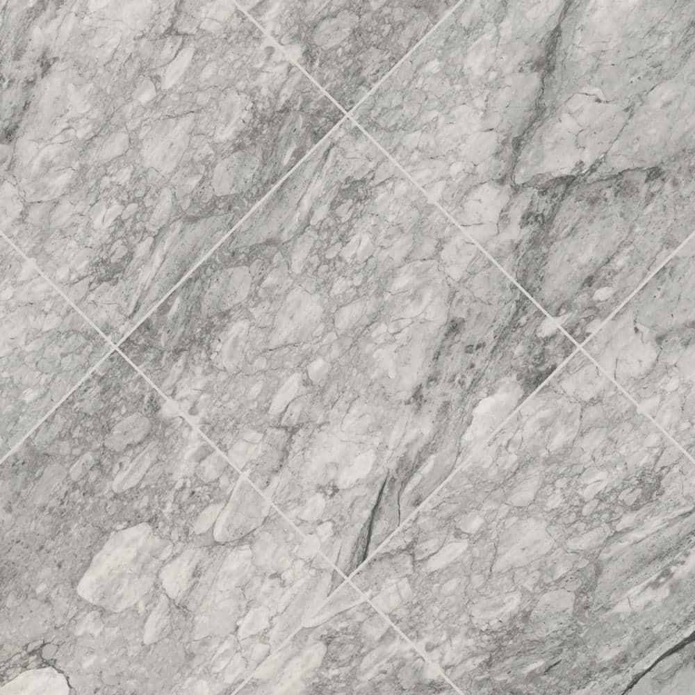 Ackland Zola 24 in. x 24 in. Matte Porcelain Marble Look Floor and Wall Tile