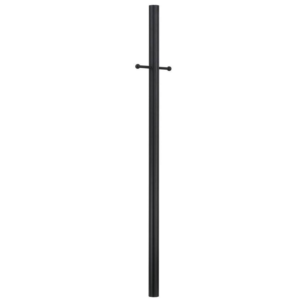Westinghouse Lighting 6123400 Exterior Light Fixture Post with Ladder Rest, Textured Black