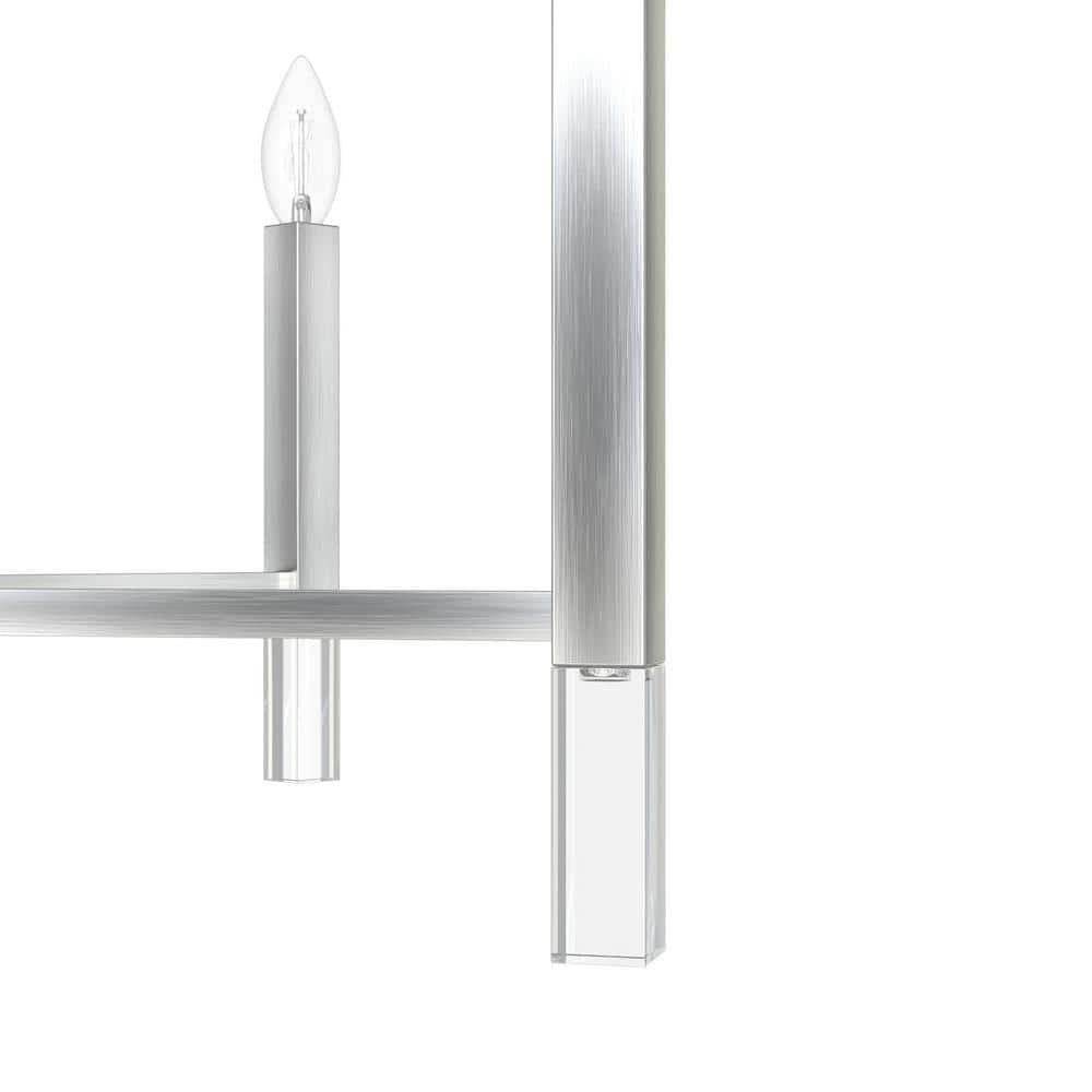 Sunjai 12 Light 3-Tier Sputnik Modern Linear Chandelier