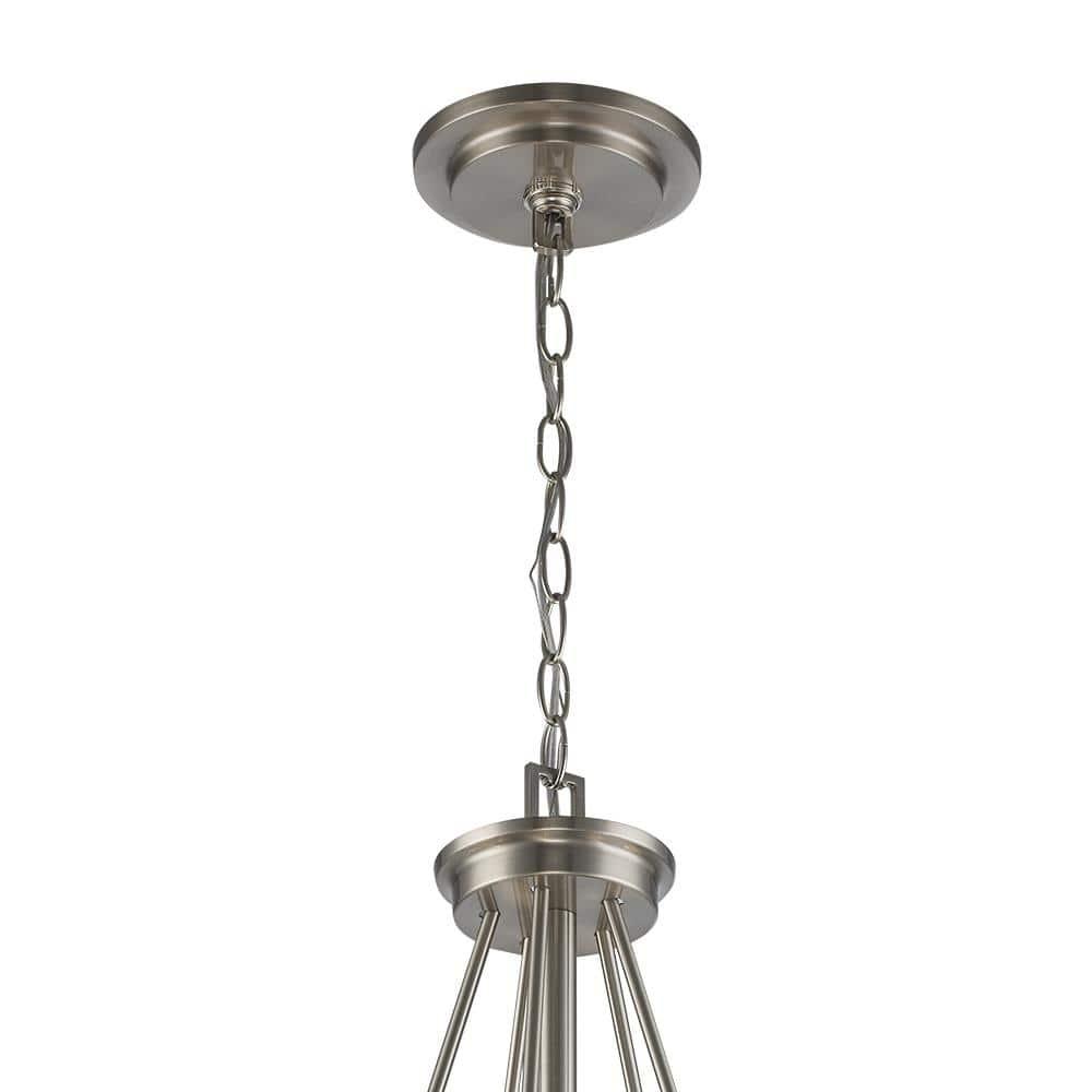 Trans Globe Lighting 70525 Mod Pod 5 Light 25" Wide Chandelier - Nickel
