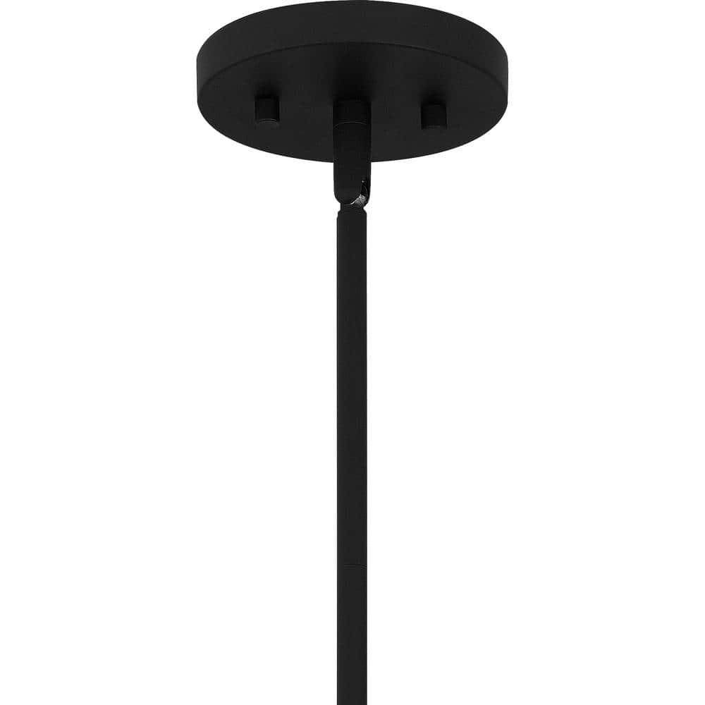 Quoizel Lighting Fortress 1 - Light Pendant in  Earth Black