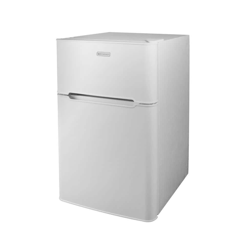 20.5 in. 3.2 cu. ft. 2 Door Mini Refrigerator with Freezer in White, ENERGY STAR Qualified