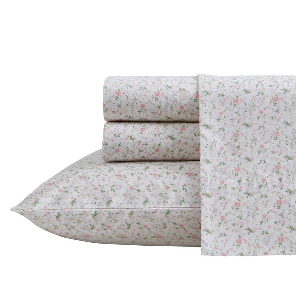 Laura Ashley Laura Ashley Printed Cotton Percale Sheet Set