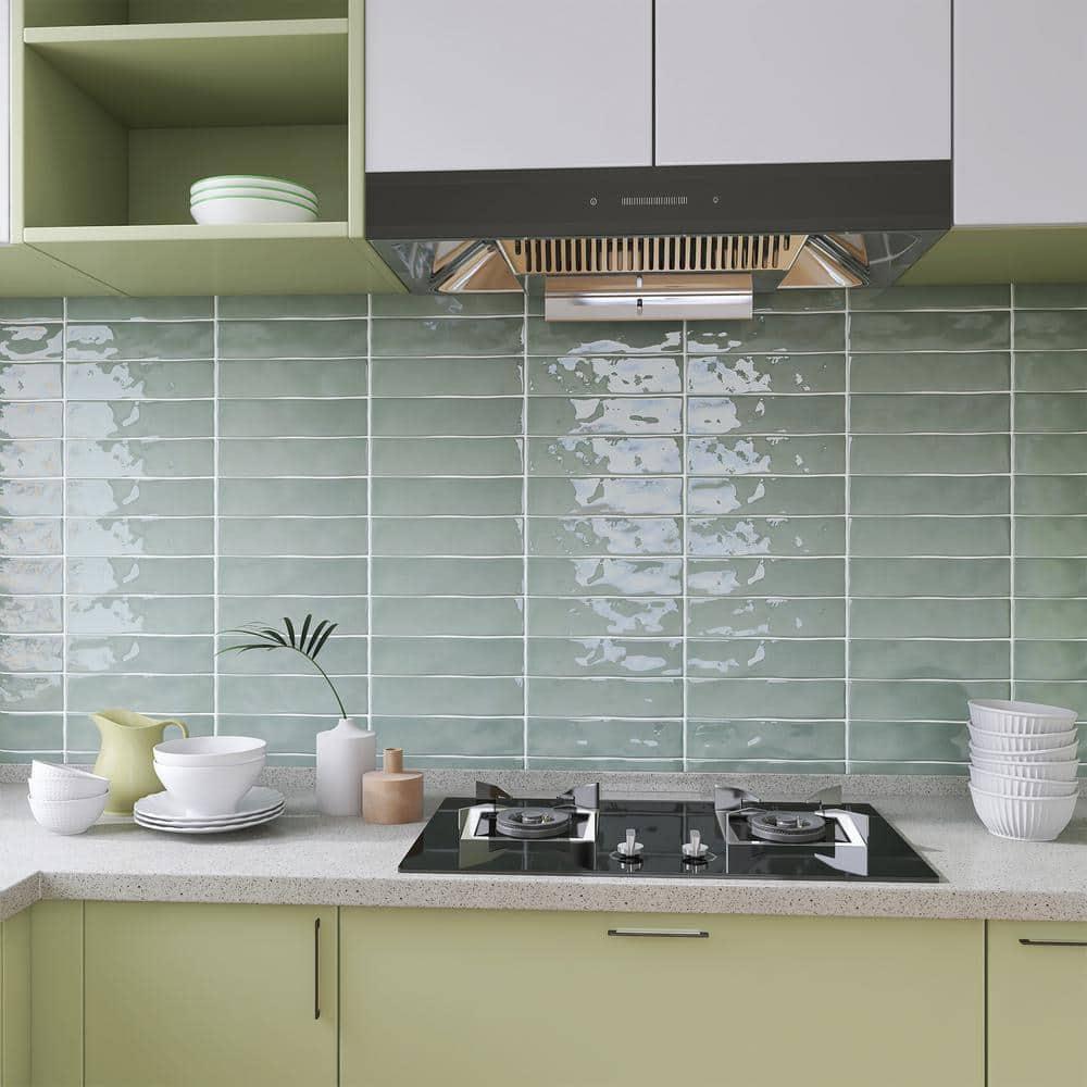 Kezma 3 in. x 12 in. Ceramic Subway Wall Tile